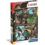 Clementoni Puzzle 2x60 Super Color Jurassic World