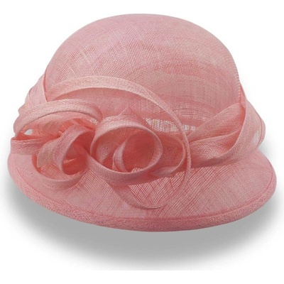 Krumlovanka dámský slavnostní klobouk Cloche KDSL-11/SRUZ světle růžová