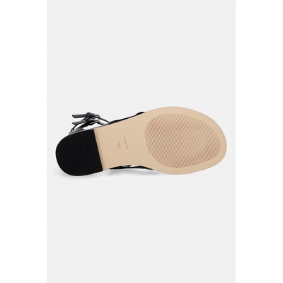 MICHAEL Michael Kors сандали дамски от кожа Noa Flat Sandal (40S6NOFS1L.001)