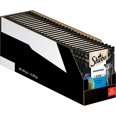 Sheba Delikatesse in Jelly tuňák 56 x 85 g