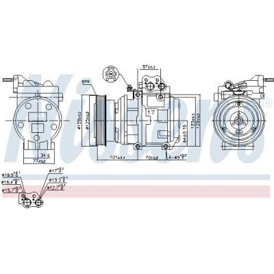 Kompresor klimatizace NISSENS 890067