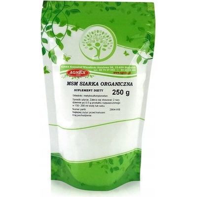 Agnex MSM Organická síra prášok 250 g