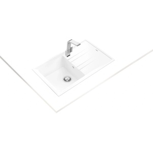 Teka Stone 50 B-TG БЯЛА Гранитна мивка, обръщаема, за шкаф 50 см (М.1021.БЯ) Мивка за вграждане