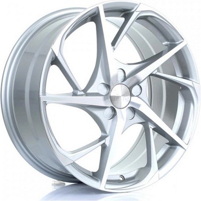 BOLA B18 9,5x19 5x100 ET25-45 silver polished