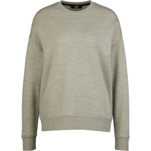 Stoic Дамски вълнен пуловер Stoic Women's MerinoFleece240 MMXX. Persberg Crew Merino jumper - Stone Grey / Melange - размер XXL (105-6668-0216)