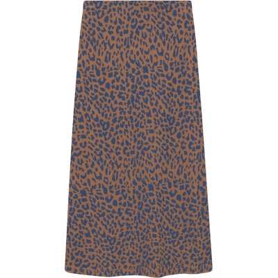 DEDICATED Дамска пола DEDICATED Women's Rib Skirt Kvarnvik Skirt - Leopard Light Brown - размер XL (113-0718-0415)