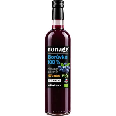 Nonage Čučoriedka 100% Juice BIO PREMIUM 0,5 l