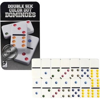 Domino v kovovém boxu 28 ks 19x11cm