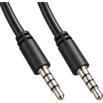 VCOM Аудио Кабел 3.5mm 4-pin with CTIA support with IC M / M - CV204-2.0m (CV204-2.0m) - pcbuild