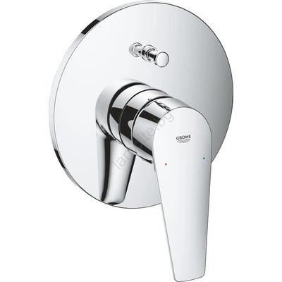 GROHE 29190001 - Смесител за вана bauedge dn 15, блестящ хром (gh0829)