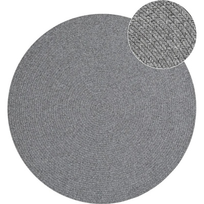 Hanse Home Сив кръгъл външен килим ø 200 cm - NORTHRUGS (105551-200)