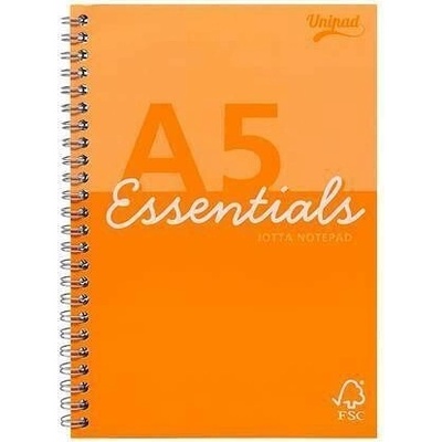 PUKKA PAD Spirálový sešit Unipad Essentials Jotta mix vzorů A5 linkovaný E