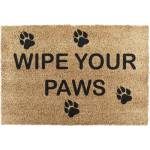 Artsy Mats Изтривалка от кокосови влакна 40x60 cm Wipe Your Paws - Artsy Doormats (TYPO-WIPEYOURPAWS)
