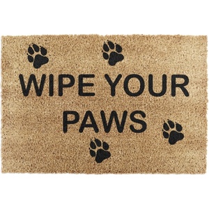 Artsy Mats Изтривалка от кокосови влакна 40x60 cm Wipe Your Paws - Artsy Doormats (TYPO-WIPEYOURPAWS)