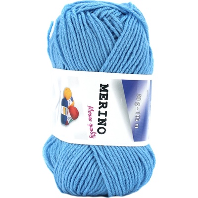 Vlnap MERINO - vlna+ akryl Merino: 14818 Světle modrá