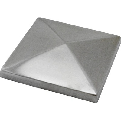 ukončenie strieška na jokel (100x100mm), brúsená nerez K320 /AISI304