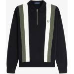 Fred Perry Zipped Striped Shirt - Black 102