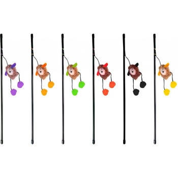 Karlie Hračka škádlítko pro kočky s krtkem vydávající zvuk a Catnipem 50cm