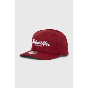 Mitchell&Ness Шапка с козирка с вълна Mitchell&Ness в бордо с апликация (HHSSINTL103.MNNYYPPP)