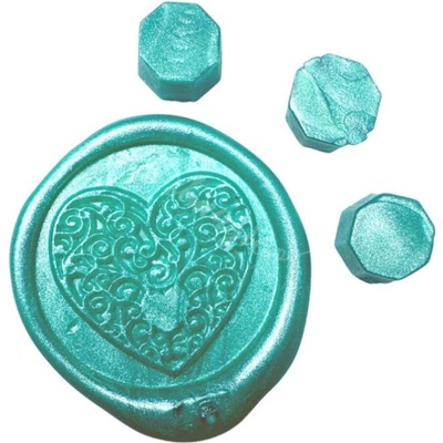 Creatissimo pečetící vosk perleťově tyrkysová – Zboží Dáma