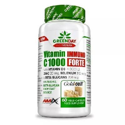 Amix Nutrition ProVegan Vitamin C 1000 Immuno FORTE 60 kapslí