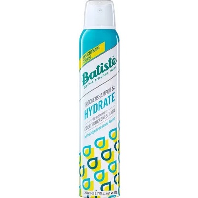 Batiste Сух шампоан за нормална и суха коса Hydrate (Dry Shampoo) 200 ml, Жени