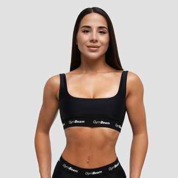 GymBeam Дамско горнище на бански Sporty Black XL