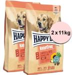 Happy Dog NaturCroq Лосос и Ориз 2 x 11 кг