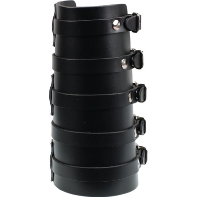 Leather & Steel Fashion náramok unisex black LSF1 21