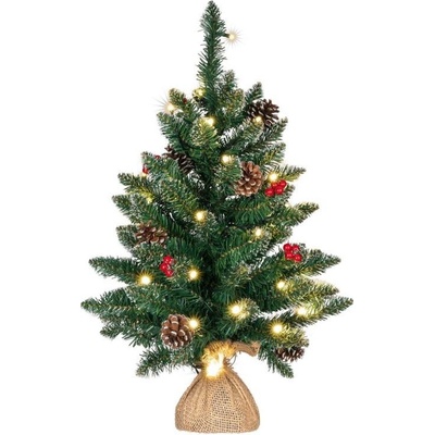 Nexos 65866 Vánoční stromek s osvětlením 60 cm 30 LED – Zboží Dáma