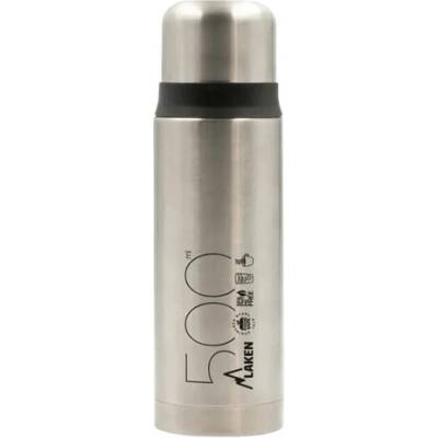 Laken Steel termoláhev ocelová 500 ml stříbrná