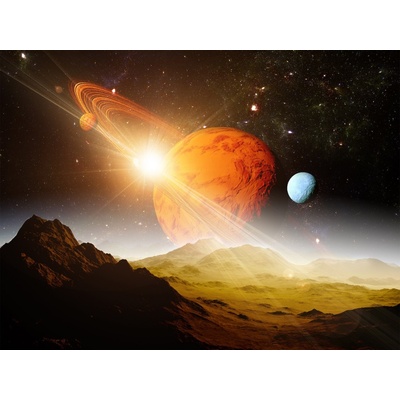 AG design FTNS-1283 vliesová fototapeta Saturn Dream rozměry 360 x 270 cm