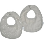 Bébé Douceur Сиви муселинови детски лигавници 2 броя - Bébé Douceur (6REP273GR)