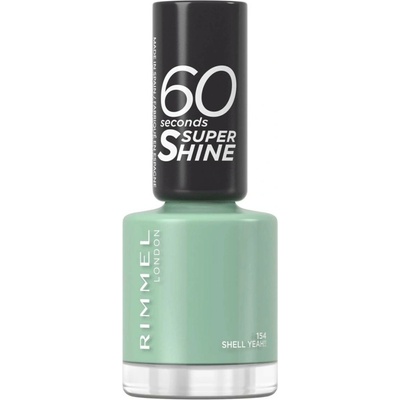 Rimmel 60 Seconds Super Shine lak na nehty 154 Shell Yeah 8 ml