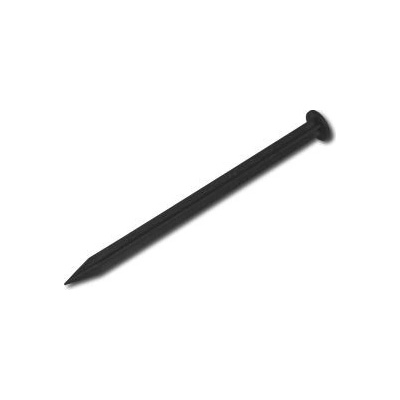 Klinec plastový čierny 1ks 25cm priemer 15mm