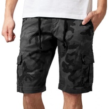 Urban Classics camo cargo shorts camo tmavě šedé