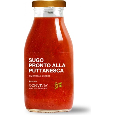 Convivia Cherry sicilská rajčatová omáčka Puttanesca BIO VEGAN 250 g