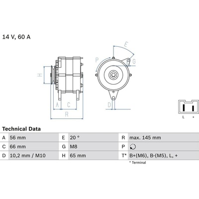 generátor BOSCH 0 986 037 321