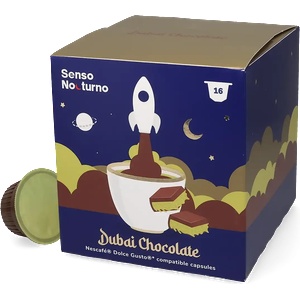 Senso Nocturno | Дубайски Шоколад - 16 капсули за Dolce Gusto