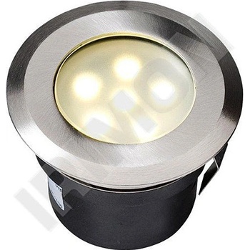 Venkovní LED svítidlo Sirius, 1 W, teplá bílá, zápustné pojezdové
