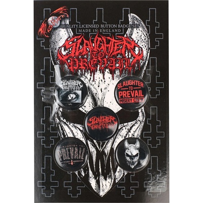 Значки slaughter to prevail - logo - razamataz - bb130