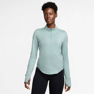 Nike Горнище с цип Nike Swift Women's 1/4-Zip Running Top - Cannon Heather