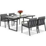 Garden Point Трапезен комплект Cento за 4 души Garden Point антрацит (GAP1070-4)