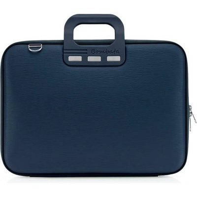 Bombata Чанта за лаптоп Bombata Wave E00863-11, до 16" (40.64cm), 3 отделения за документи, тъмносиня (E00863-11)
