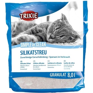 TRIXIE Simple' n' Clean Silicate Litter cиликонова котешка тоалетна 8 литра