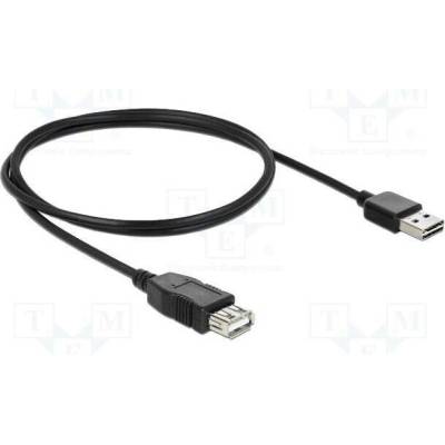 Delock 83370 USB 2.0 USB A zásuvka USB A zástrčka dvoustranná 1m