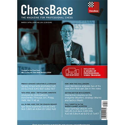ChessBase Magazine 218 - verzia na stiahnutie (anglicky, nemecky)