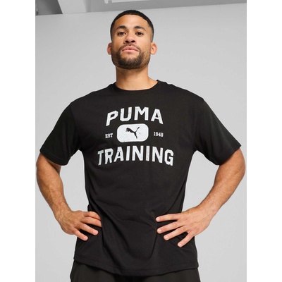 PUMA Тениска graphics train logo relaxed tee m