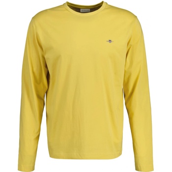 Gant tričko Reg Shield LS žlté