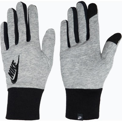 Nike Дамски ръкавици за бягане Nike Club Fleece grey heather/black/black